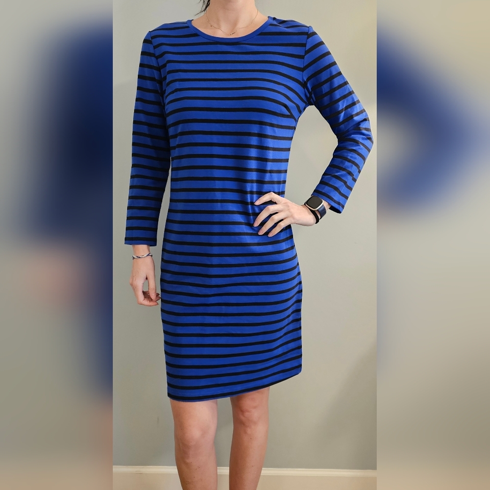 Blue Striped Dress